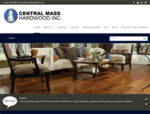 Tablet Screenshot of centralmasshardwood.com